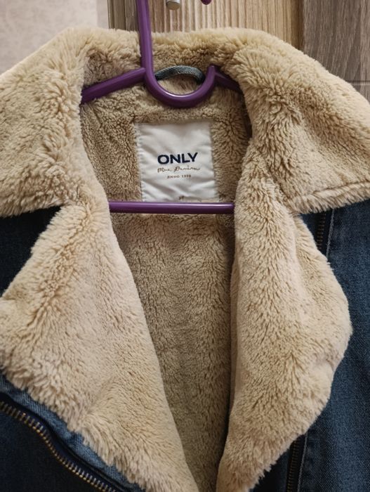 Джинсовая куртка с мехом only