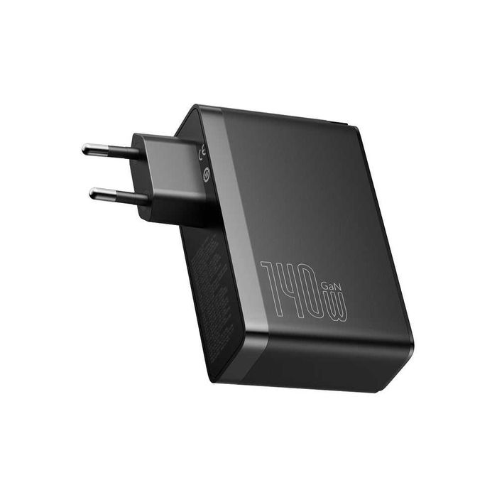 Incarcator de perete Baseus GaN5 Pro 2xUSB-C + USB, 140W Negru