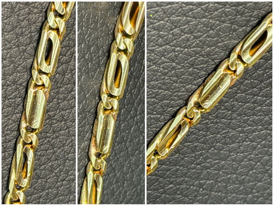 Златен Ланец ЧИСТО НОВ синджир  златно ланче 14 к 585 gold zlato lanec