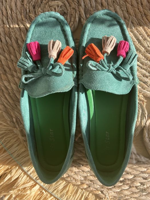 Зелени мокасини Air Star