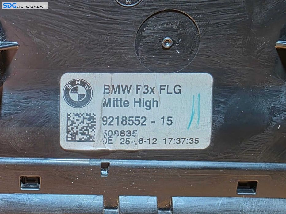 Gura Grila Stanga Ventilatie Aerisire Centrala Bord BMW Seria 3 F30 F31 2011 - 2019 Cod 9218552 921855215 [D0750]