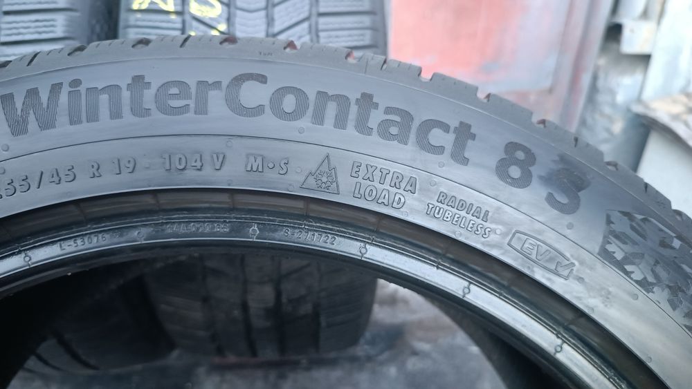 255/45/19 Continental Дот 4024
