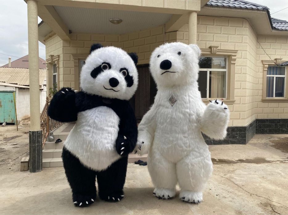 Аниматоры мишка, белый медведь, умка