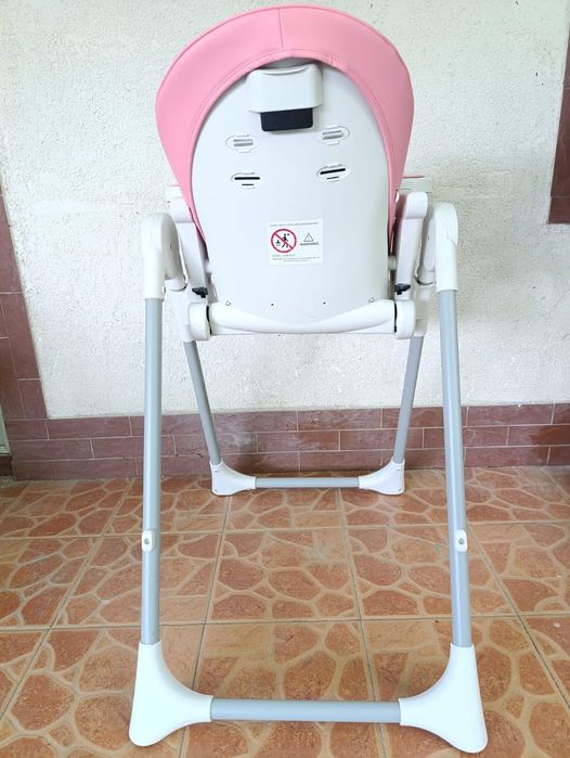 Scaun de masa bebe copii mici kidiz fete roz pliabil
