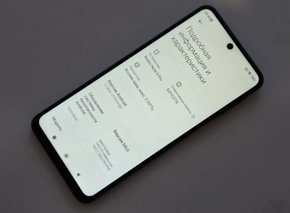 Xiaomi Redmi note 9 pro