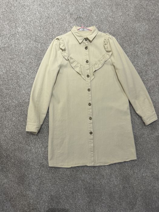 Джинсовое короткое платье, в отличном состоянии, размер 36, S