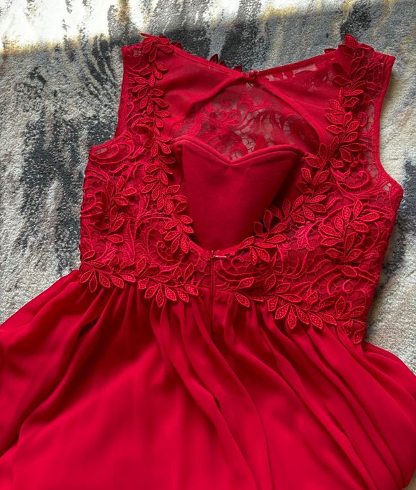 Rochie rosie de ocazie