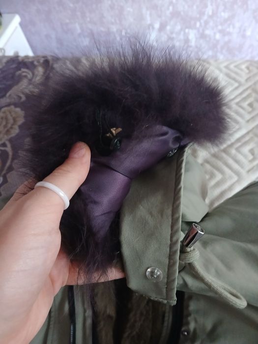 Пальто зимнее меховое