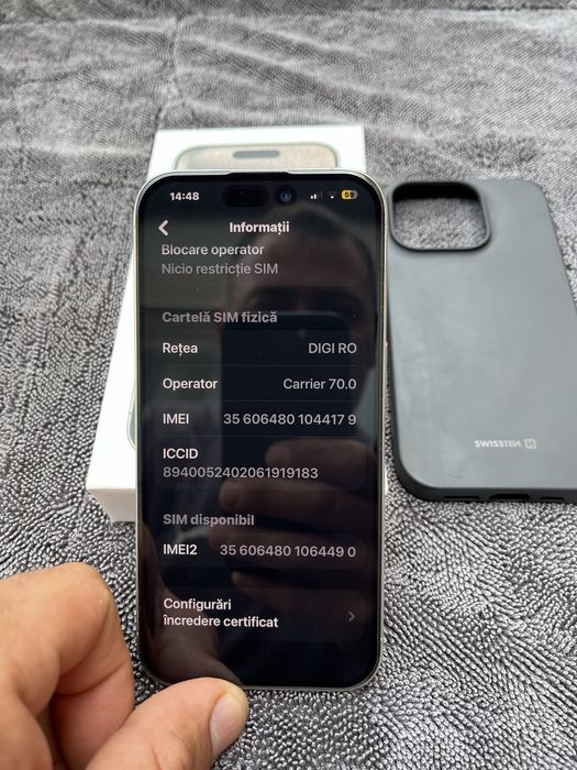 Iphone 15 pro impecabil