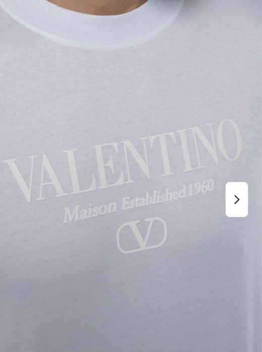 Tricou valentino alb