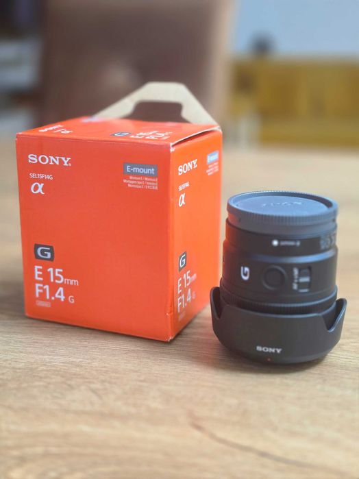 Obiectiv Sony G, 15mm F 1,4 crop