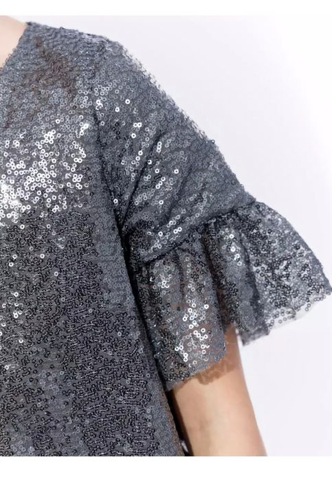 Платье с пайетками для девочки