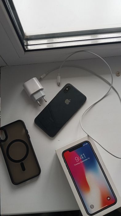 iPhone X  256гб 100% емкость