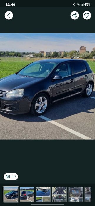 Dezmembrez piese golf 5 benzină negru