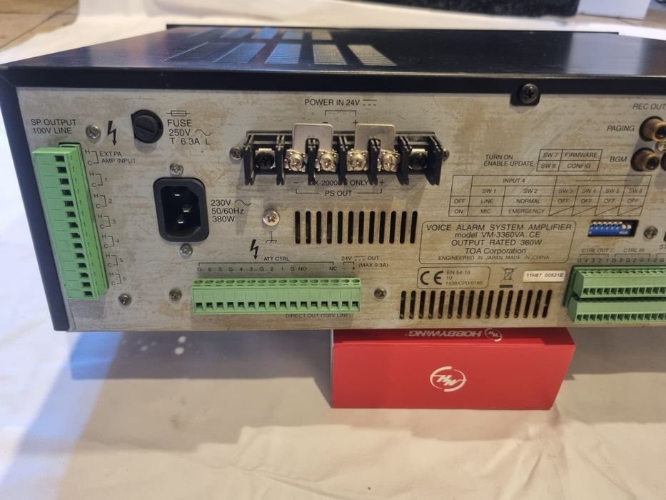 Amplificator TOA VM-3360VA și extensie VM-3360E