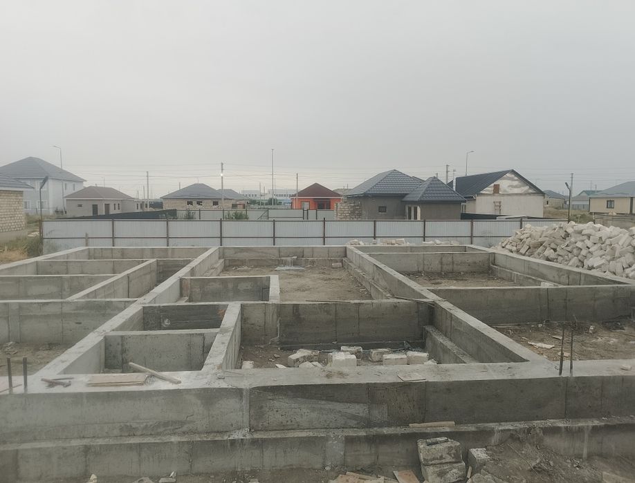 Заливка фундамент