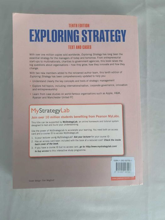 Exploring Strategy de Gerry Johnson, Richard Whittington
