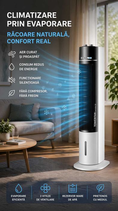 Aparate de aer conditionat si racitoare prin evaporare