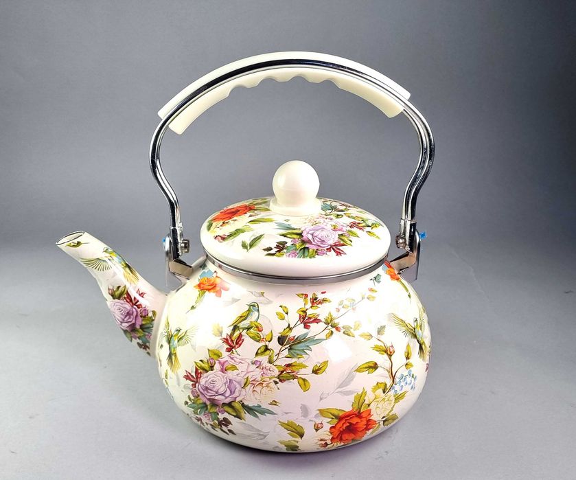 Луксозен емайлиран чайник