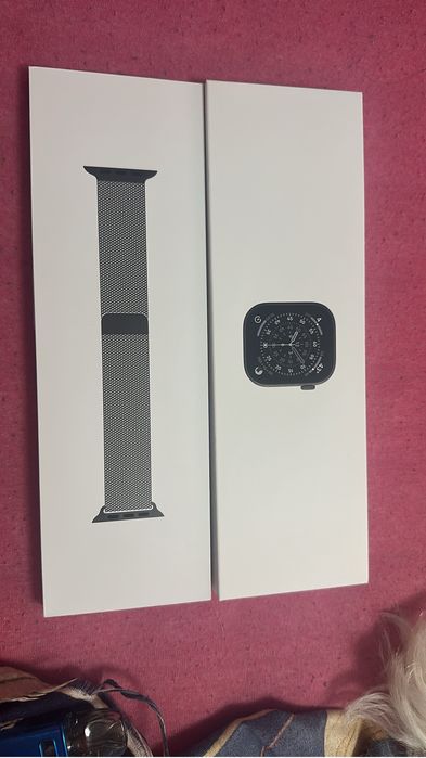 Apple Watch serious 11 GPS + Cellular , Brățară Milaneese Loop 46mm