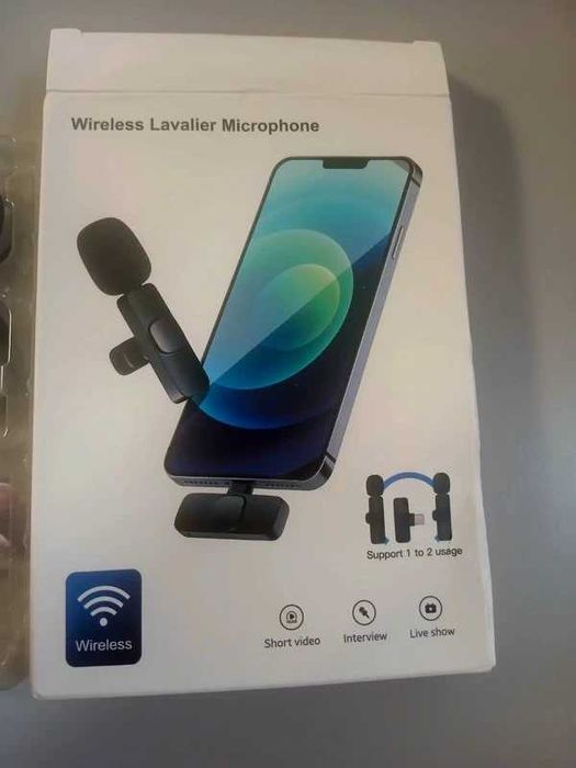 Microfon lavaliera roz mufa tip C