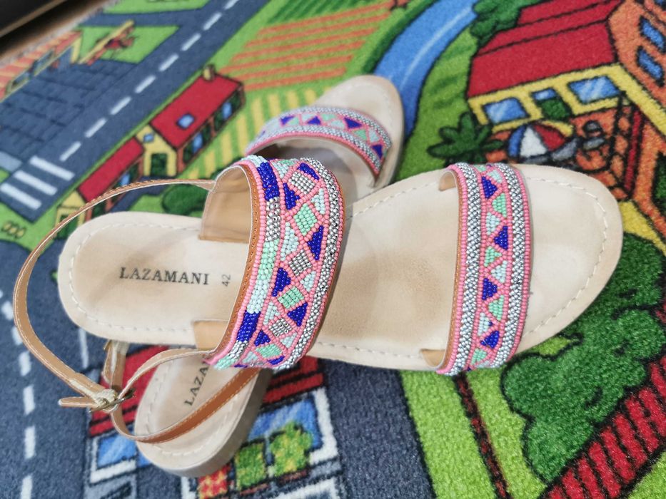 Sandale din piele , marca Lazamani ,marimea 42