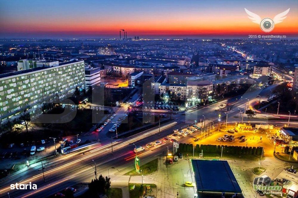 Teren intravilan, la bulevard, cu utilitati, urbanism, P+7+ER, POT 50%