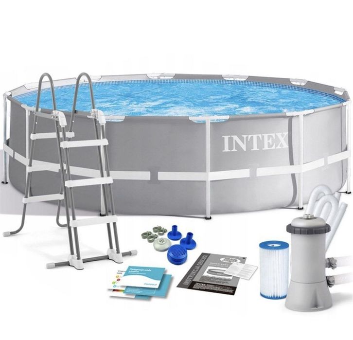 Каркасный бассейн Intex 366×99см с фильтр-насосом и лестницей