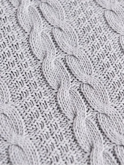 Плед новый вязаный