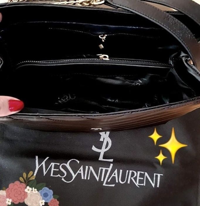 Genti dama,alb si negru,super model, logo metalic, saculet, etichetă