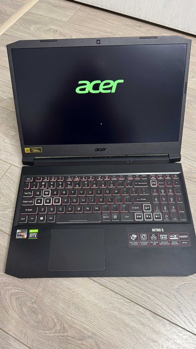 Acer Nitro 5 Гейминг лаптоп RTX 3070 8GB / Ryzen 7 / 16GB RAM – Перфектен