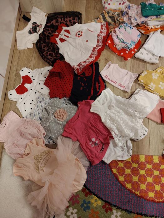 Летни дрехи за момиче - 3/6 месеца!