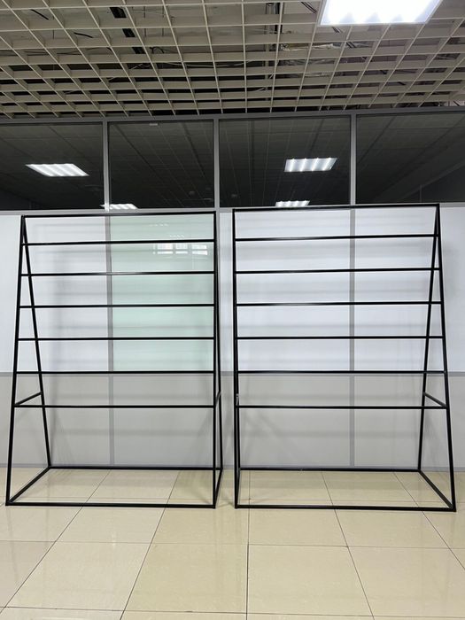 Напольная вешалка-стеллаж для текстиля / ковров / ткани