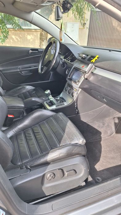 VW Passat B6 2.0 TDI 170 CP, 2007, Piele