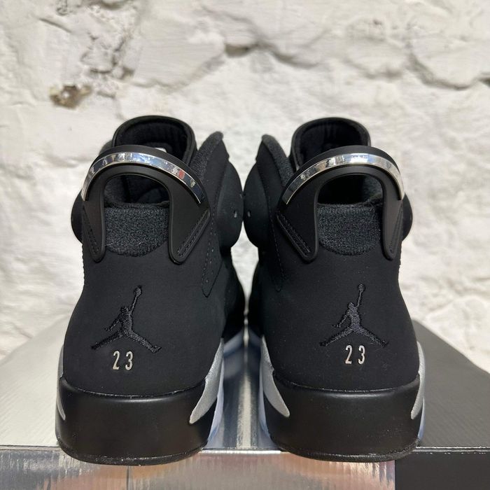 !ПРОМО! Air Jordan 6 Retro | Black/Chrome | + КУТИЯ