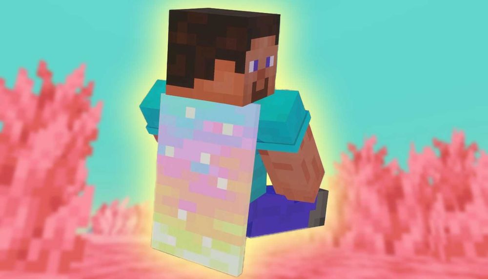 Noul cape Minecraft „Aurora Cape”