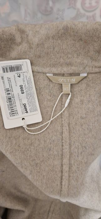 Пальто, новое, шерсть в составе