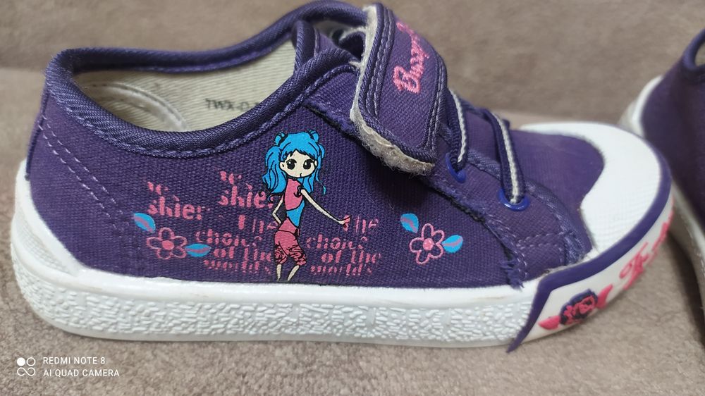 Кеды для девочки р.24 (16-16,5см)