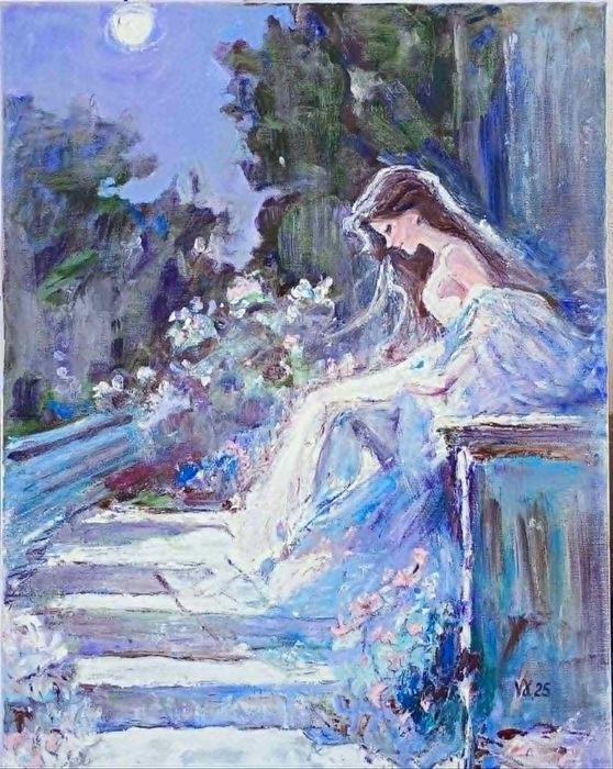 Tablou  „Clar de lună” – pictor Doina Diaconu (2025)