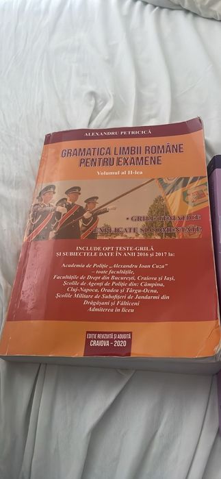 Cărți de gramatică instituții pentru admitere M.A.I