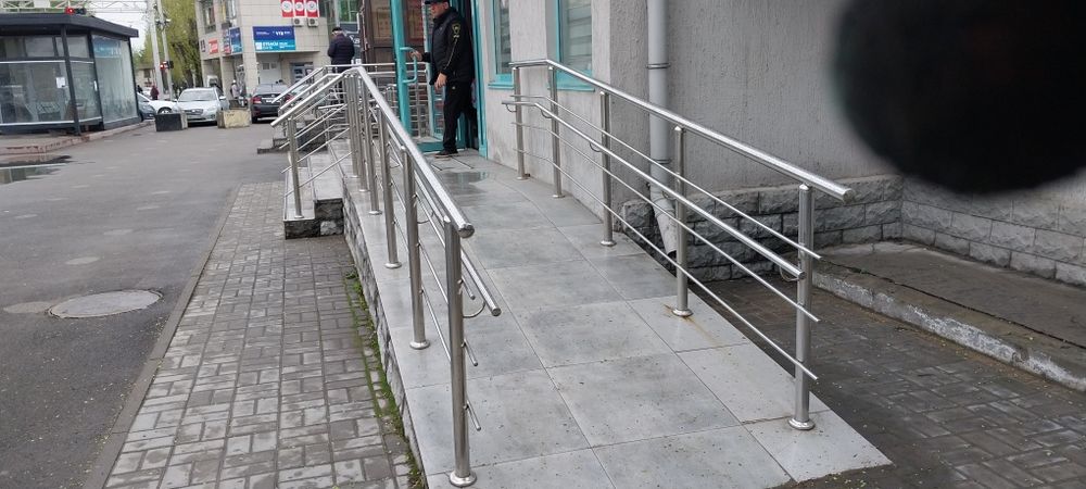 Перила из нержавебющей стали