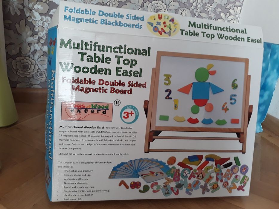 Tabla magnetica multifunctionala 3 in 1