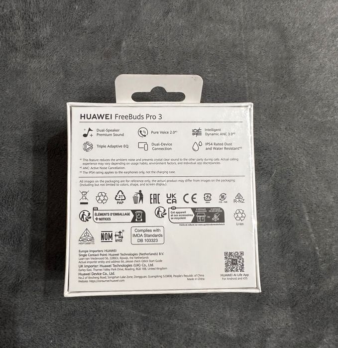 Безжични слушалки HUAWEI FreeBuds Pro 3