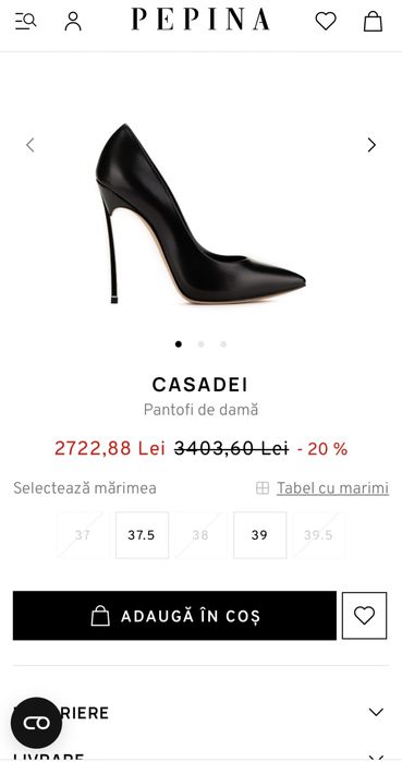 CASADEI marimea 39 NOI!