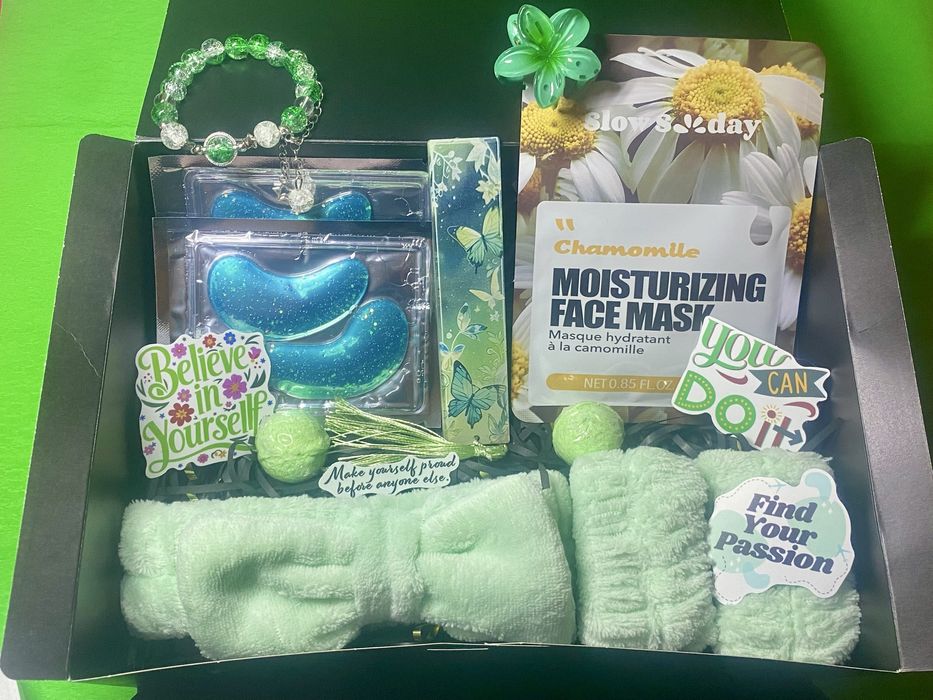 Set cadou de ingrijire - verde