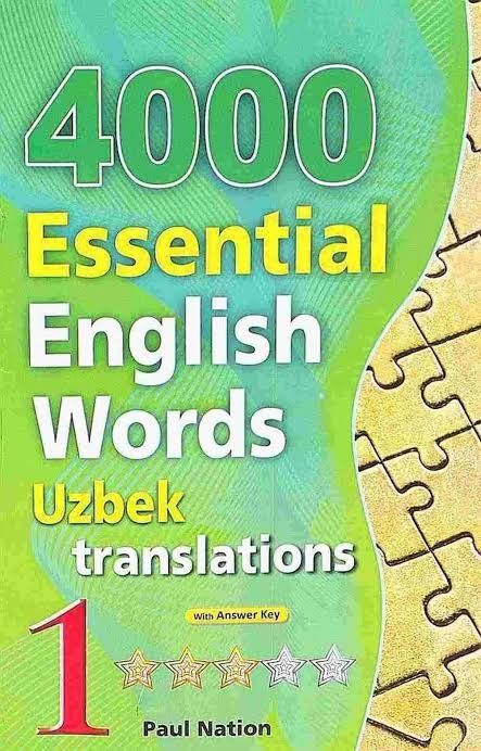 4000 Essential English Words  (rangli, o'zbekcha tarjimasi bilan)
Pau
