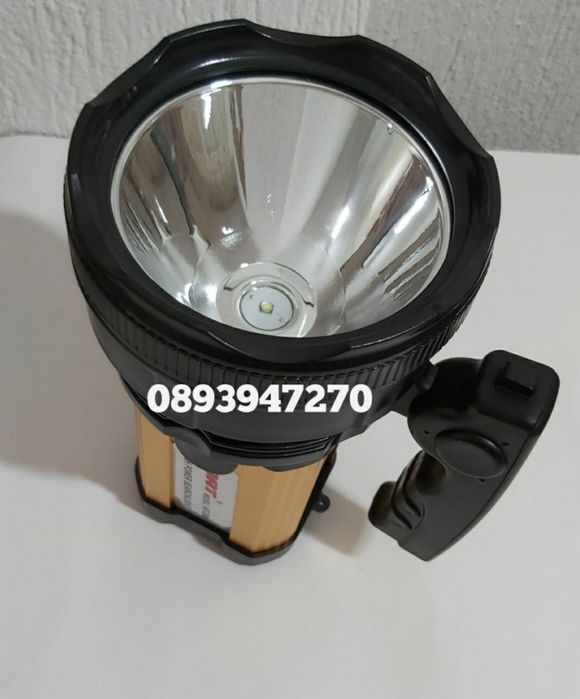 Акумулаторен Прожектор  DAT AT-398 PRO T6 Мощен Водоустойчив