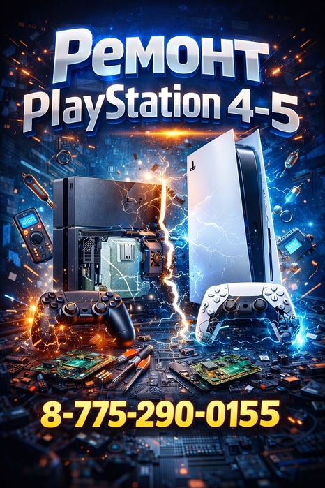 Ремонт PS 4,5. В короткие сроки