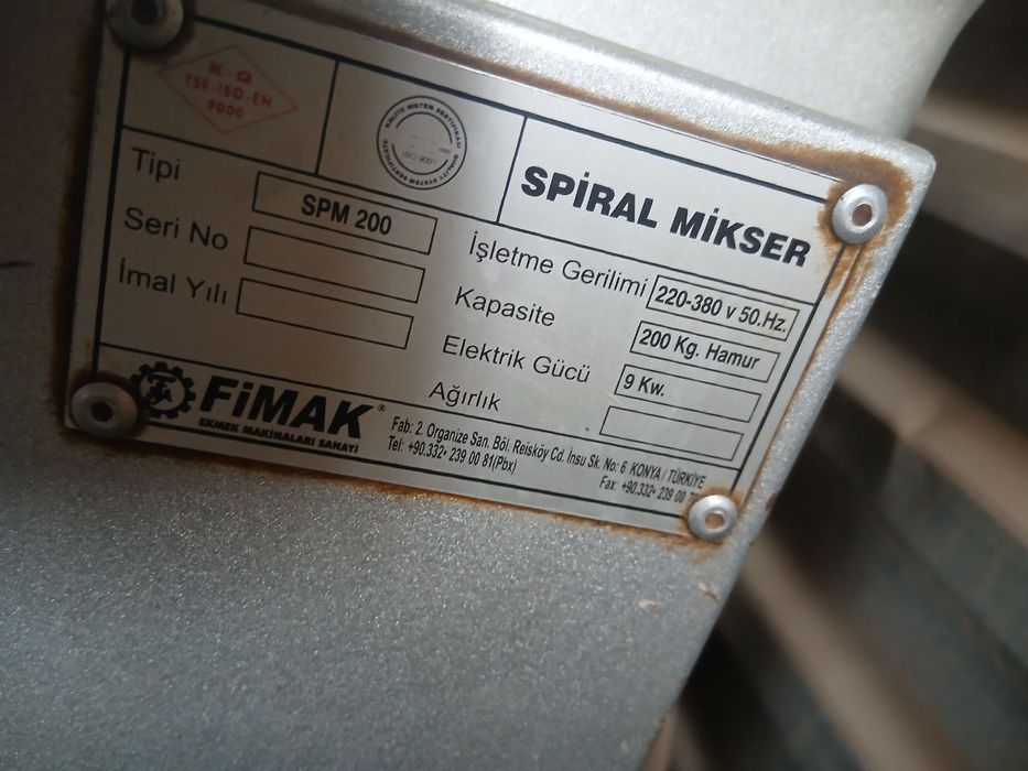 Xamir qoradigan meshalka 3 qop un 200kg xamir