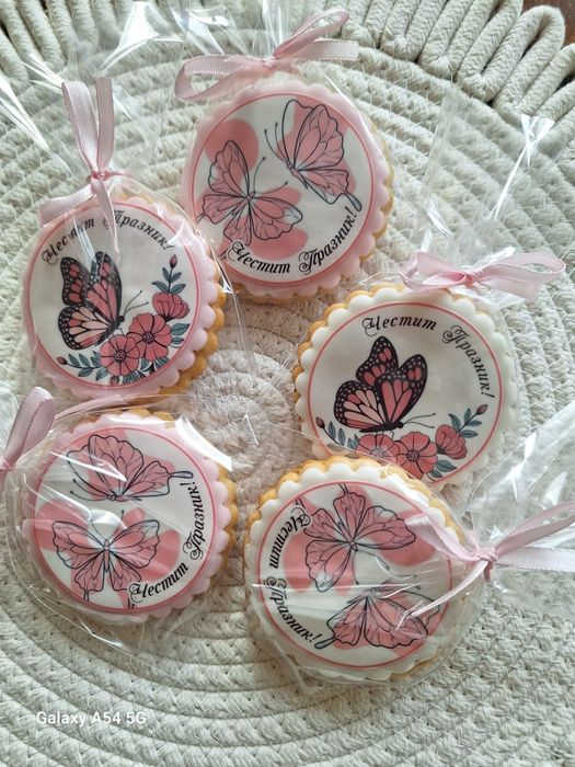 Бисквитки с фонданов принт